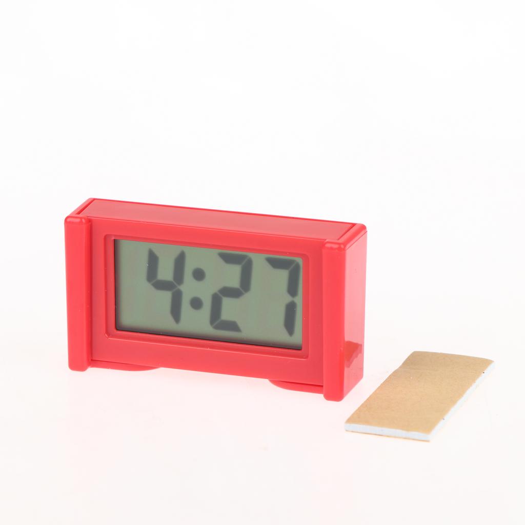 Mini Digitaluhr Großbildschirm Auto Armaturenbrett Elektronische Uhr Selbstklebend Mini Uhr Auto Uhr Für LKW Armaturenbrett