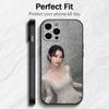 I-U J-Ji-eun Lee-e Printing Phone Case For iPhone17,16,15,14,13,12 Plus,Max Soft Silicone Black Cover