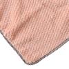 Kitchen Cleaning Dish Cloth with Hanging Loop Coral Fleece Absorbent Soft Hand Towel for Household Kitchen Bathroom
