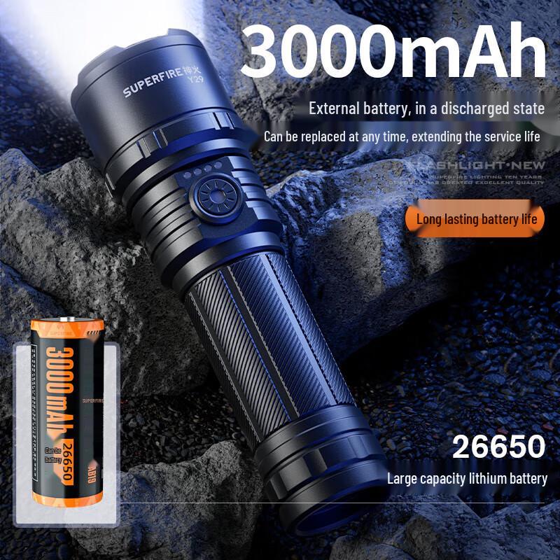 Shenhuo Y29 Ultra-Bright Rechargeable Flashlight