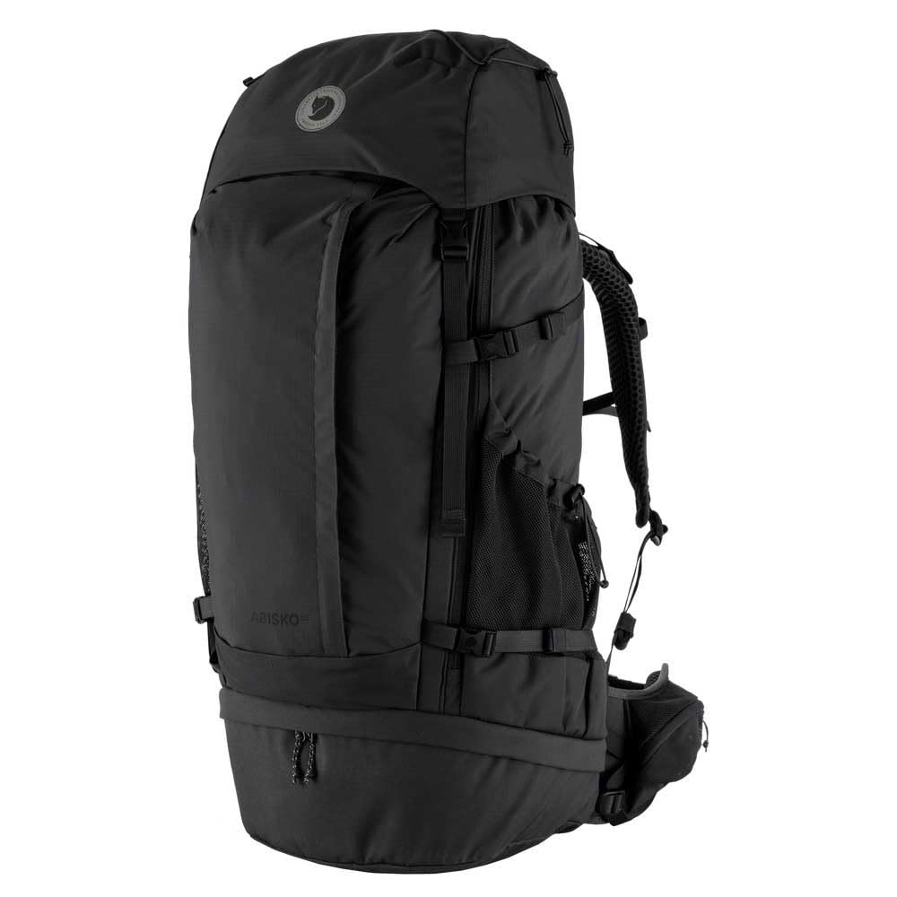 [Fjällräven] Abisko Trek 65 Backpack SM Lightweight, Breathable, Hydration Compatible 27231 Black