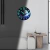 High-Standard Creative Earth Premium-Quality Luminous Top-Grade Wooden Premium-Quality Wall Top-Grade Clock Premium-Quality Living Interior