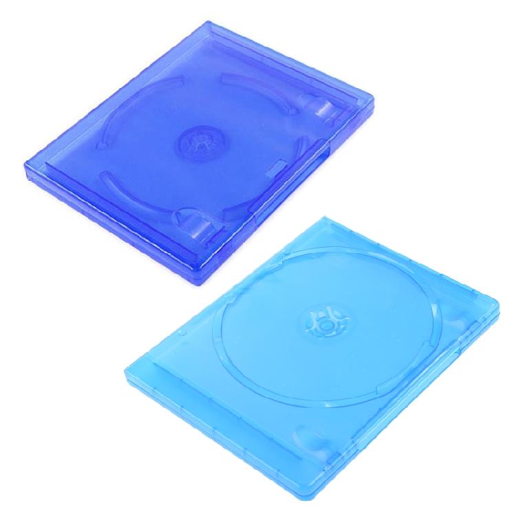 Blauer CD-Single-Doppelscheiben-Aufbewahrungsständerhalter für Spiele