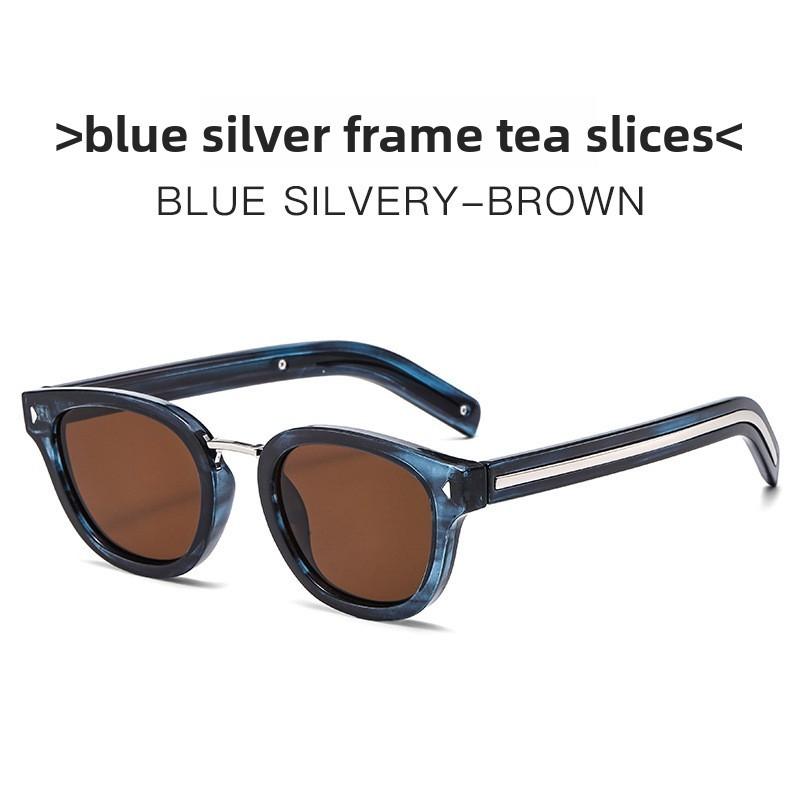 Retro Oval Sunglasses With Lenses And Frame For Outdoor Sports Fashion
