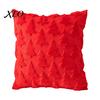 Cozy Plush Pillow Cover Christmas Throw Cover, 18x18 Inch Cushion 3D Snowman Festive Snowflake Reindeer Patterns Pattern, Case for Holiday Home