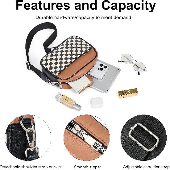 CLUCI Crossbody Bags for Women Crossbody Purses for Women Cross Body Bag Crossbody Purse with Adjustable Wide Strap