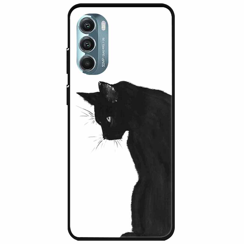 For Moto Edge 2022 Case Silicone Luxury Cartoon TPU Bumper For Motorola Edge (2022) Soft Phone Cover Shell on for MotoEdge Dog