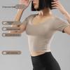 Women's Padded Short Sleeve Athletic Top