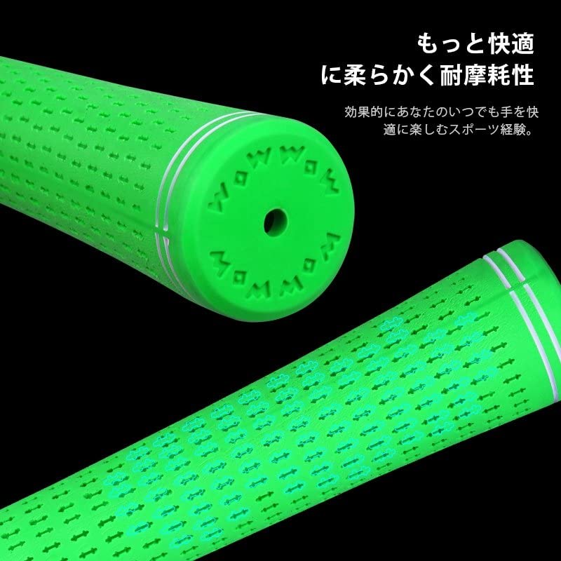Golf Grips Wood and Iron Grips Set of 8 Grips Replacement No Backline All Weather Performance Rubber Material M58 Solid Color WOW Non-Slip (Red)