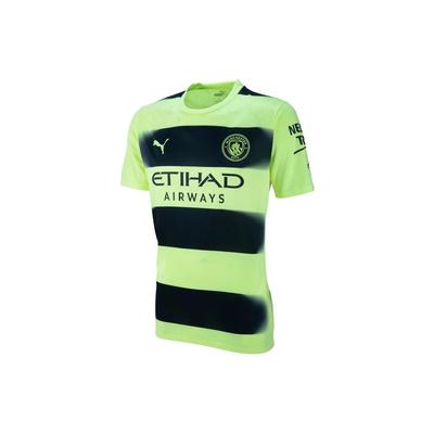 Puma MCFC Chinees Nieuwjaar Konijn Editie Print Spuitverf Streep Detail Ronde Hals Korte Mouw Voetbalshirt - Fans Versie Uit Tweede 765734-03