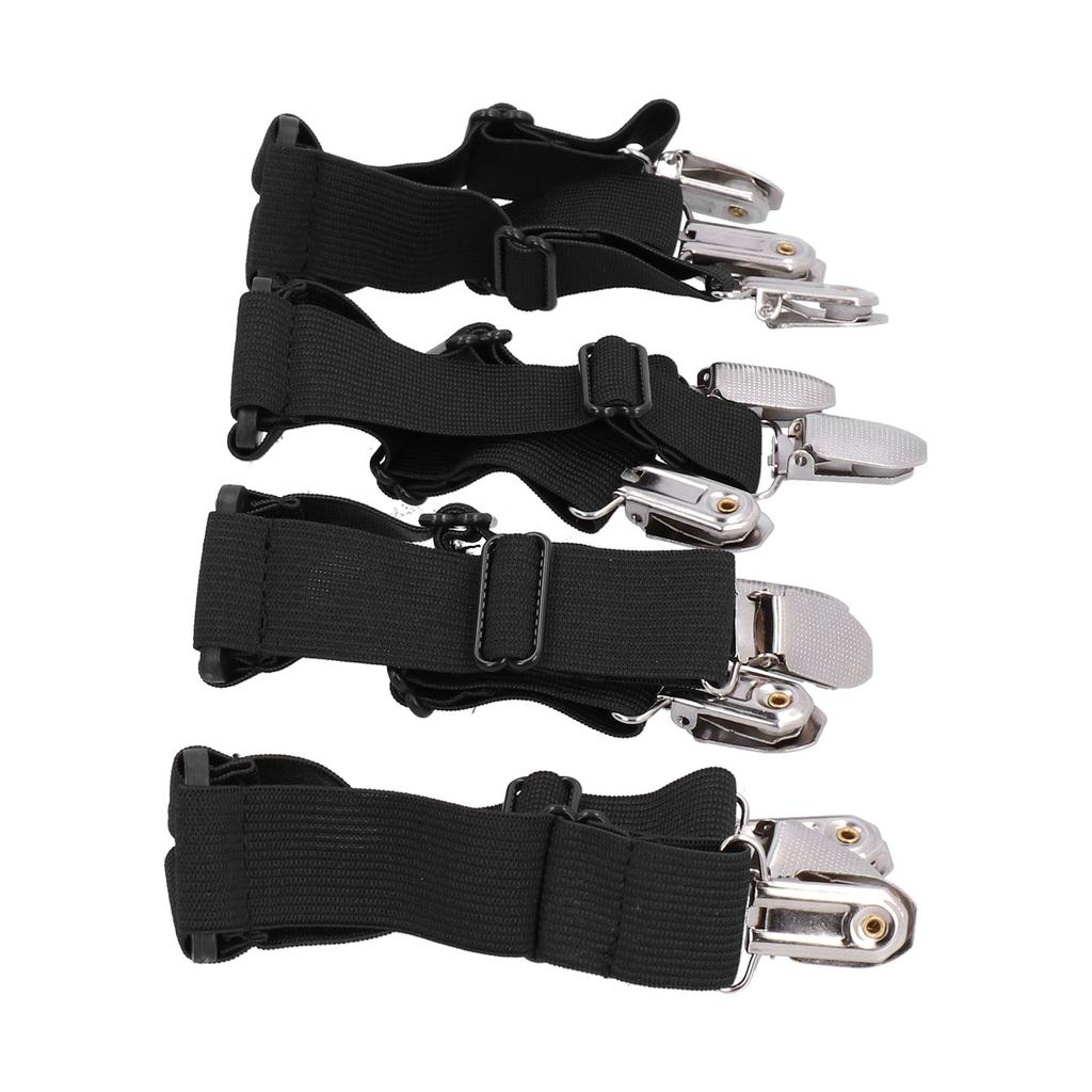 4PCS Elastic Bed Sheet Grippers Bed Sheet Clips Mattress Cover Blankets Holder Fastener Home