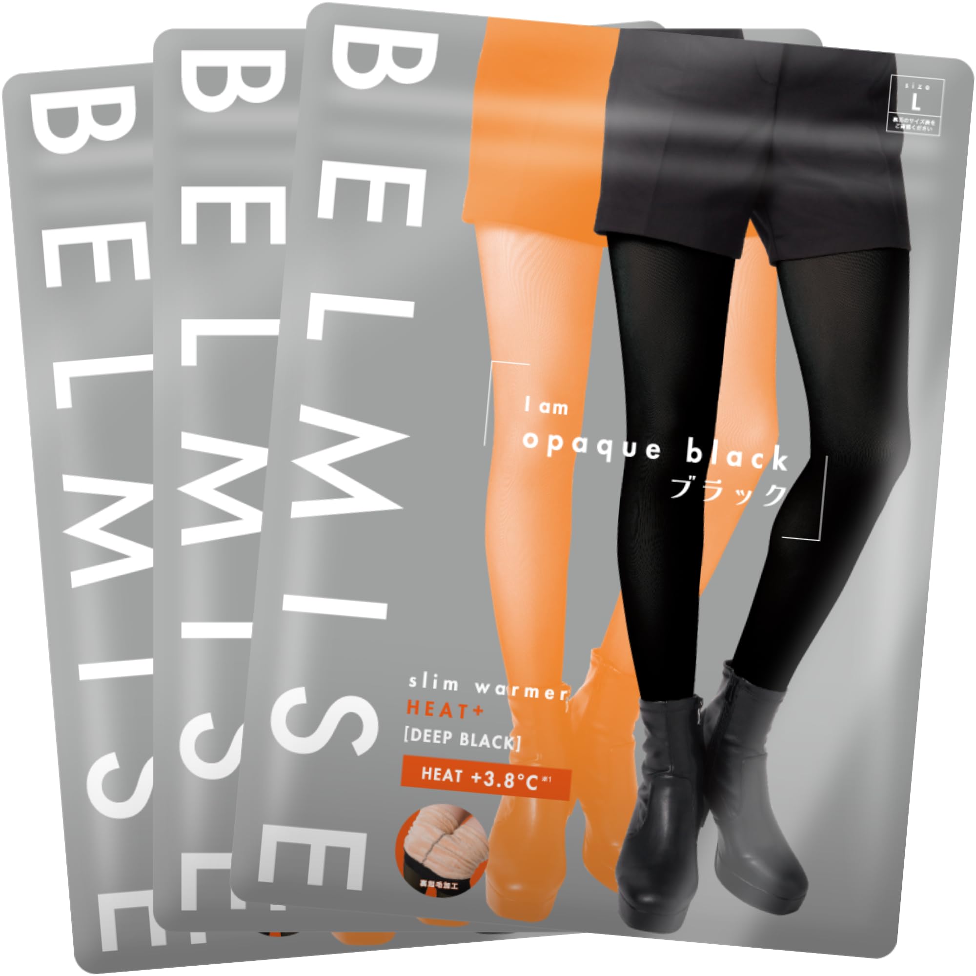 

Официальные компрессионные леггинсы Belmise Heat Plus для похудения, женские с флисовой подкладкой (JP, Алфавит, L, 3, Черный) чёрный