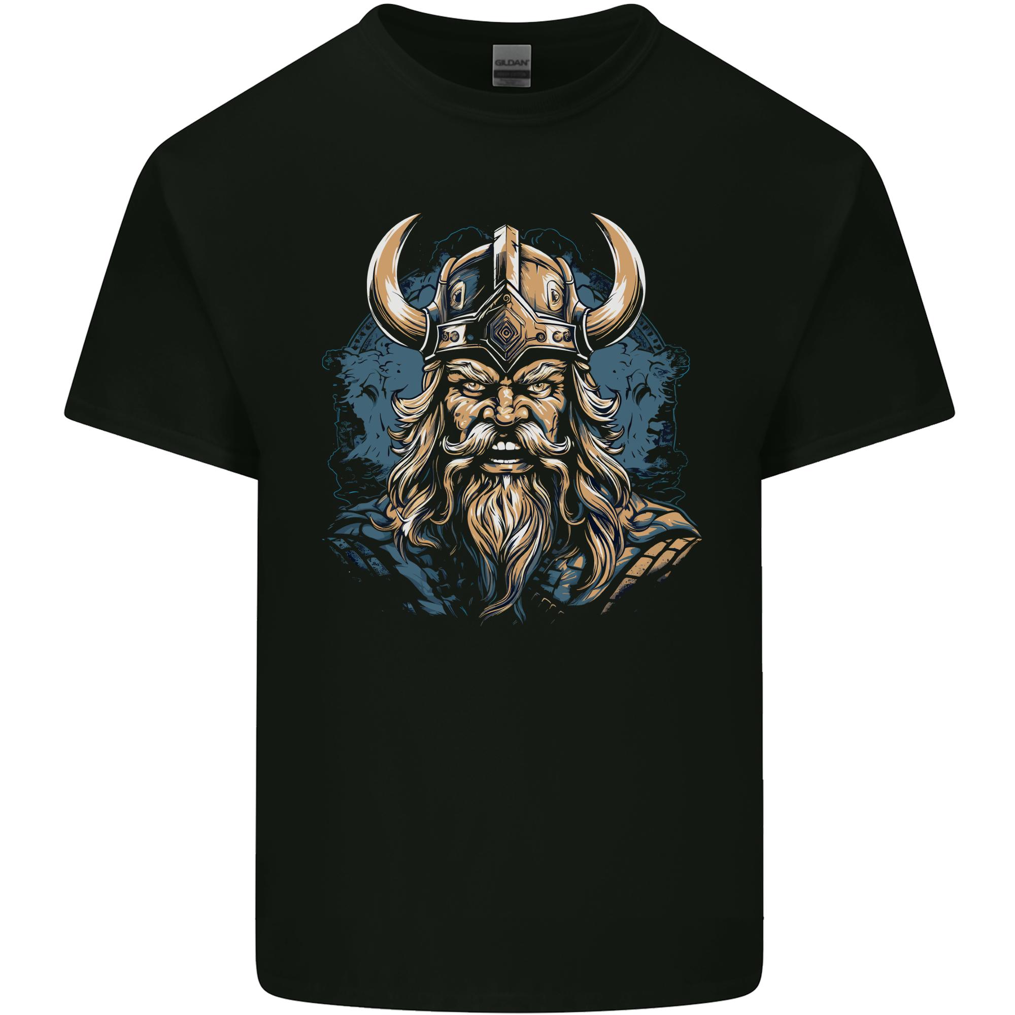 Viking With Horned Helmet Unisexs Light Cotton TShirt S