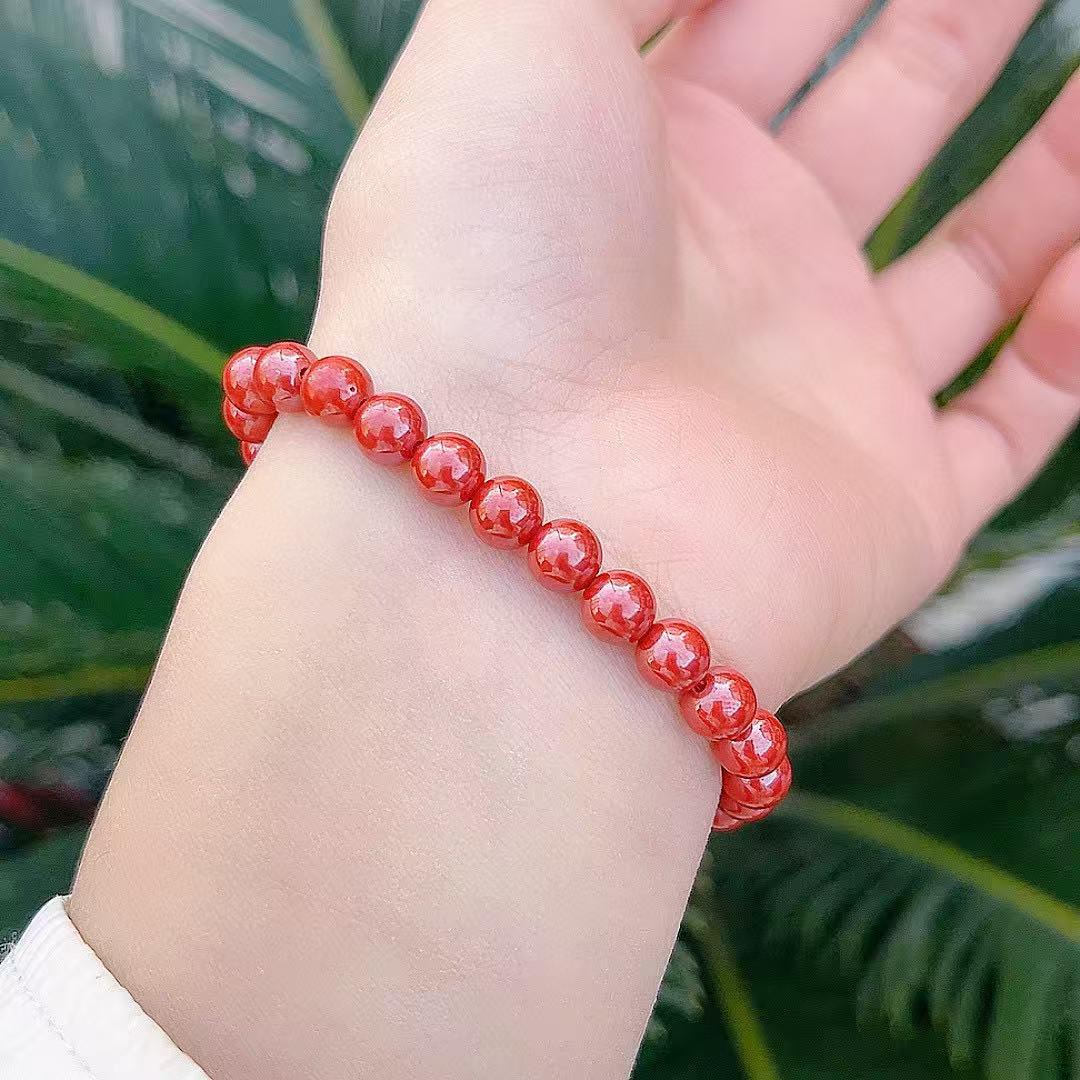 Браслет из бусин среднего песочного цвета: Простой, Универсальный, Модный и Изысканный Унисекс Дизайн