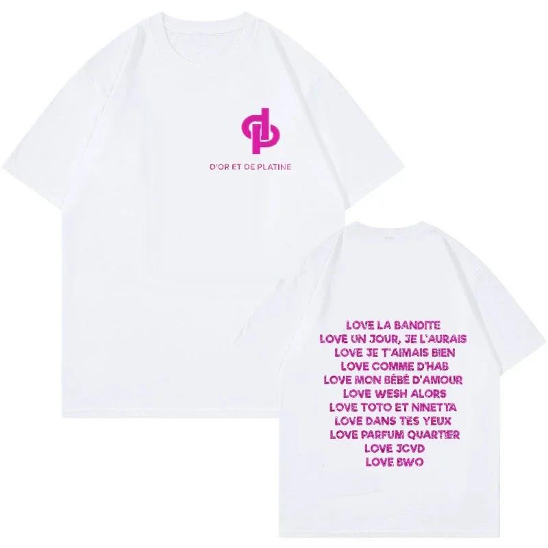 Rapper Jul Grafica Vintage Maglietta Unisex Moda Donna Hiphop T-shirt Divertente Estiva Manica Corta T-shirt Estetica Streetwear