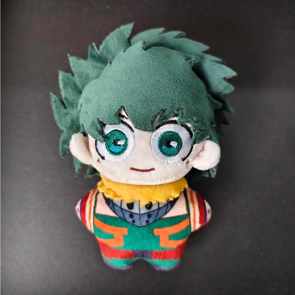 Anime MHA Figure Izuku Midoriya Katsuki Bakugou Shoto Todoroki Plush Toys Soft Plush Keychain Doll Cute Sofa Pillow Pendant Gift