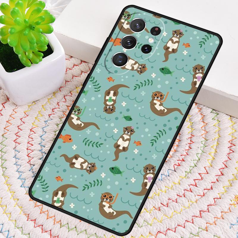 

Animal otter Phone Case for Samsung Galaxy note 10 pro S26 Ultra S23 S24 FE S25 S21 S22 PLUS shockproof Cove Galaxy S24+