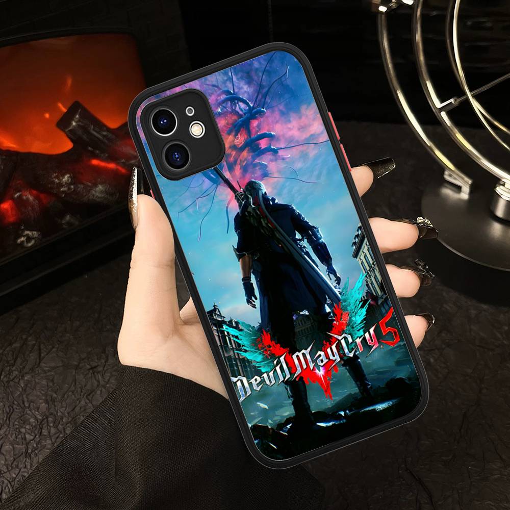 

Classic Action Game D-Devil M-May C-Cry For Silicone Matte Phone Case For IPhone 16 Pro Max 15 14 13 12 11 X XS MAX iphone 11pro