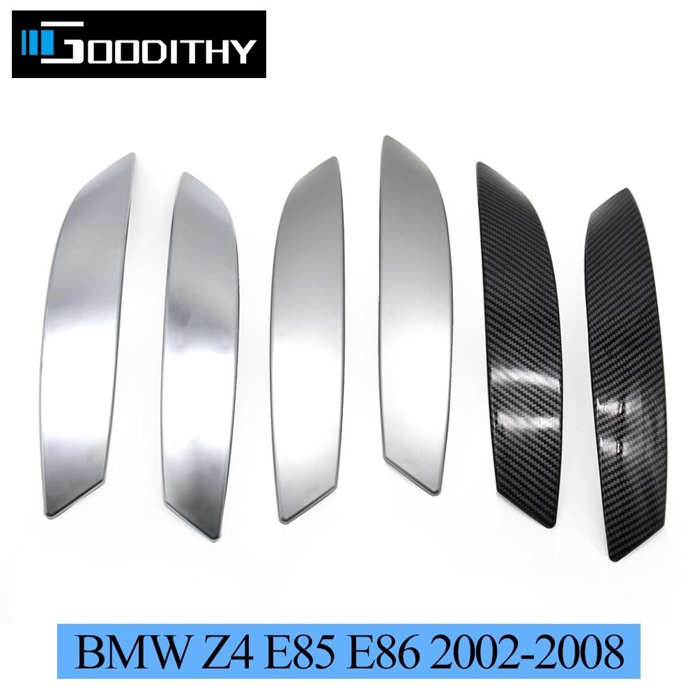 

LHD RHD левый и правый водитель из углеродного волокна, внутренняя дверная ручка, замена накладки для BMW Z4 E85 E86