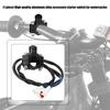 Quick Install Motorcycle Switches Handlebar Mount Horn Headlight Strobe Momentary Button Fuel Efficient Ergonomic Grip