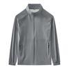 Summer Men's Ice Silk Sun Protection Shirt, Stand-collar Thin Breathable UV Protection Skin Shirt, Outdoor Casual Jacket for Women