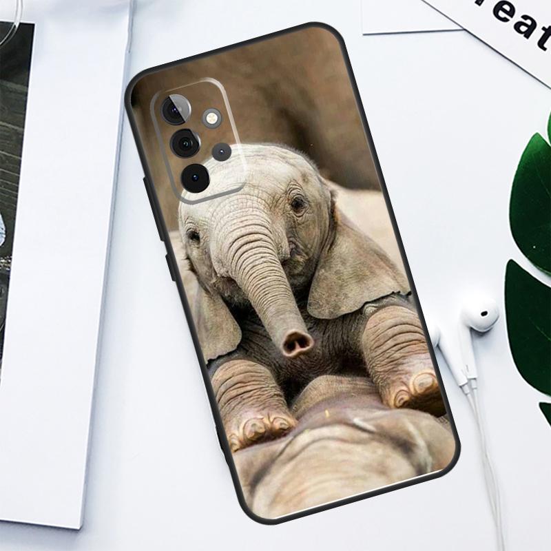 Elephant Animal For Samsung Galaxy A55 A54 A35 A15 A34 A14 A53 A33 A13 A05 A06 A16 A22 A32 A52 Phone Case
