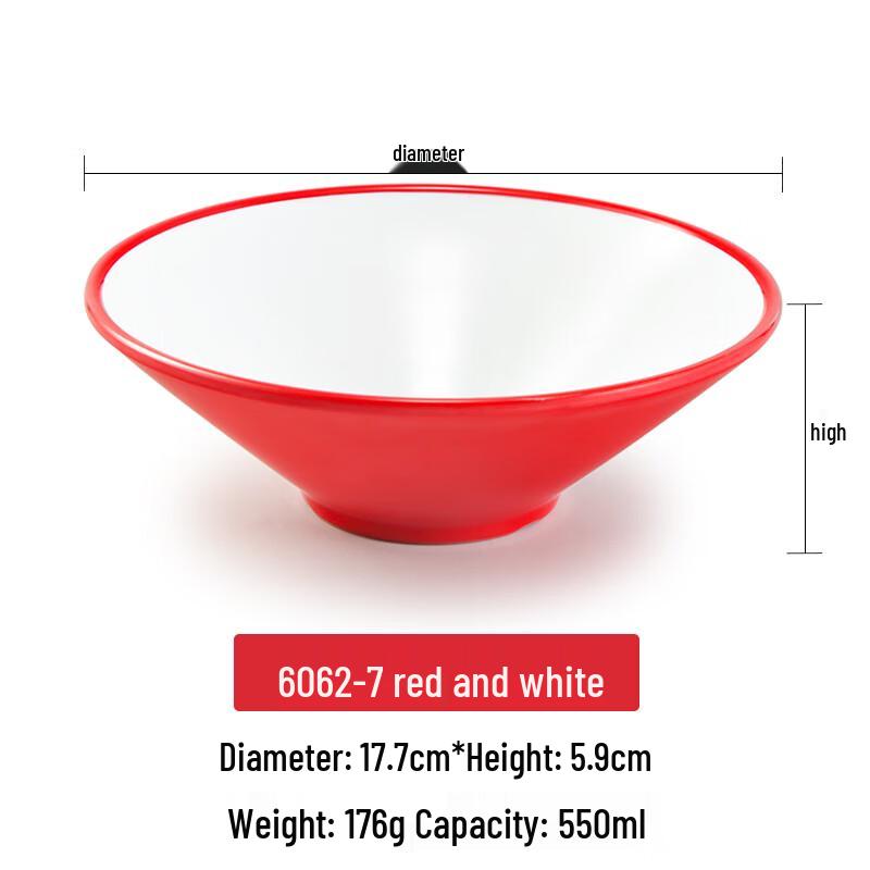 Melamine Conical Noodle Bowl