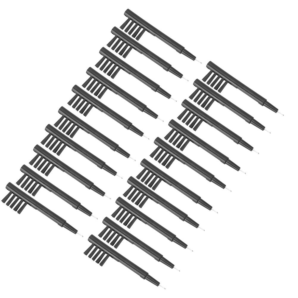 

20 шт. Щетка для чистки слухового аппарата с восковой петлей и магнитом, аксессуар для слухового аппарата