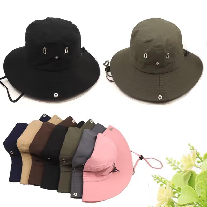 Bucket hat travel adventure waterproof quick drying outdoor hat sun hat basin hat summer outdoor mountaineering shade