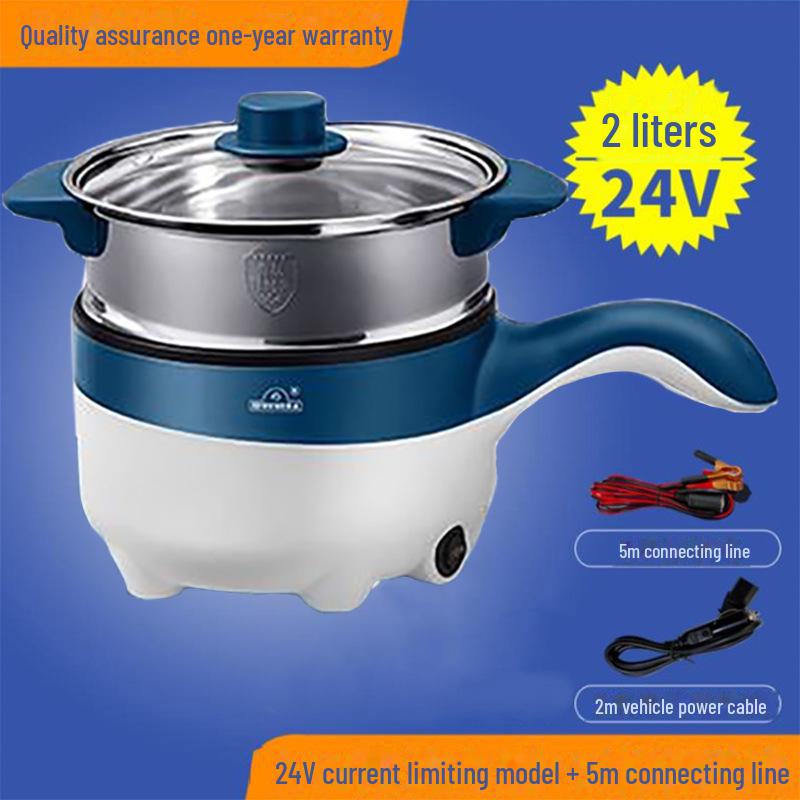 Oushiba Q2 2L Fierbător Electric și Aburitor pentru Mașini și Camioane (12V / 24V)