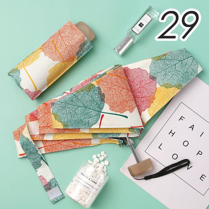 

Mini 5 Folding Sun Umbrella Capsule Umbrella Funny Fruit Pattern Umbrella Anti-UV Sunshade Female Pocket Parasol Sunscreen