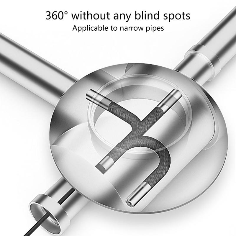 Przemysłowa kamera inspekcyjna endoskopowa Artikulowana kamera boroskopowa Obiektyw 6 mm 6 diod LED Elastyczna kamera endoskopowa typu wąż