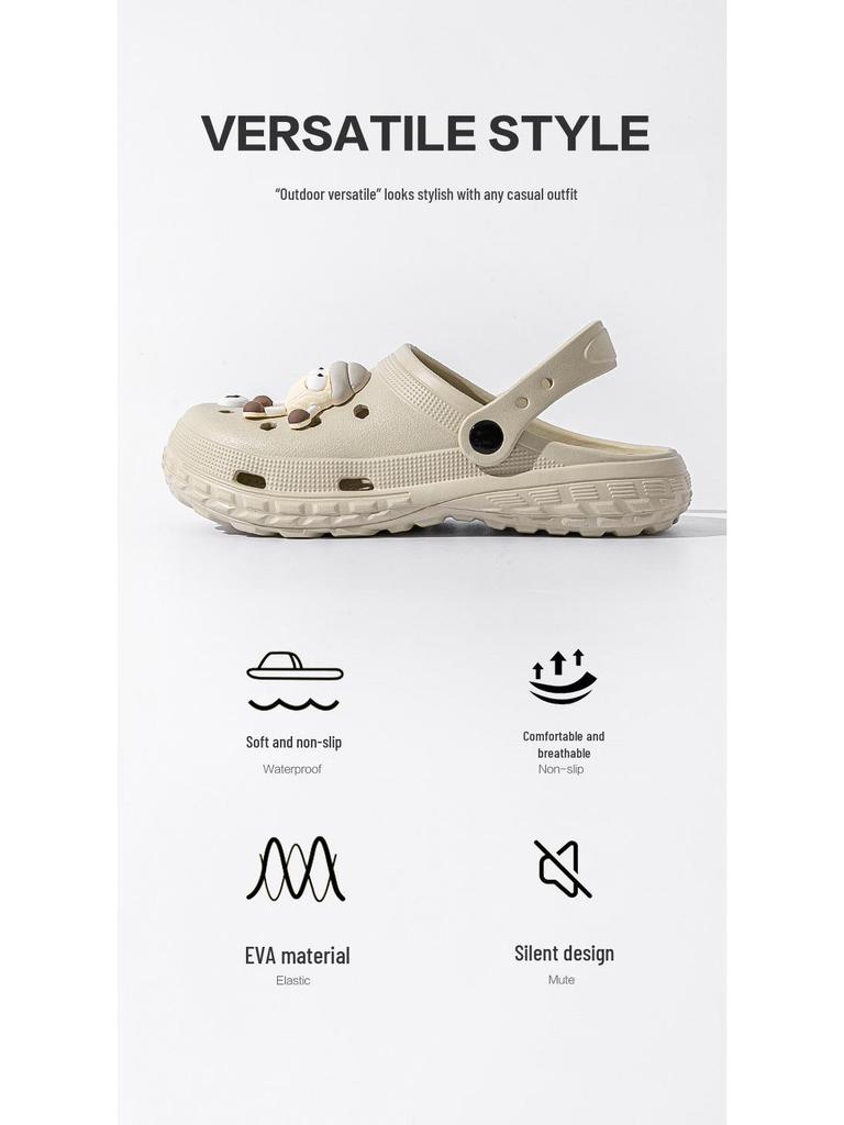 Herren- & Damen 2025 Sommer EVA Deodorant Rutschfest Zehengeschlossen Strand-Slipper