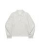 MOAA Solid Tone Polo Shirt (White Melange)