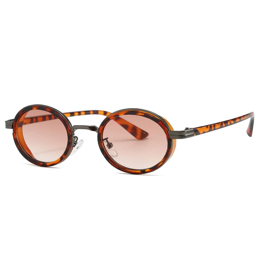 Неполяризованные шикарные овальные модные солнцезащитные очки для женщин и мужчин - — фото 19