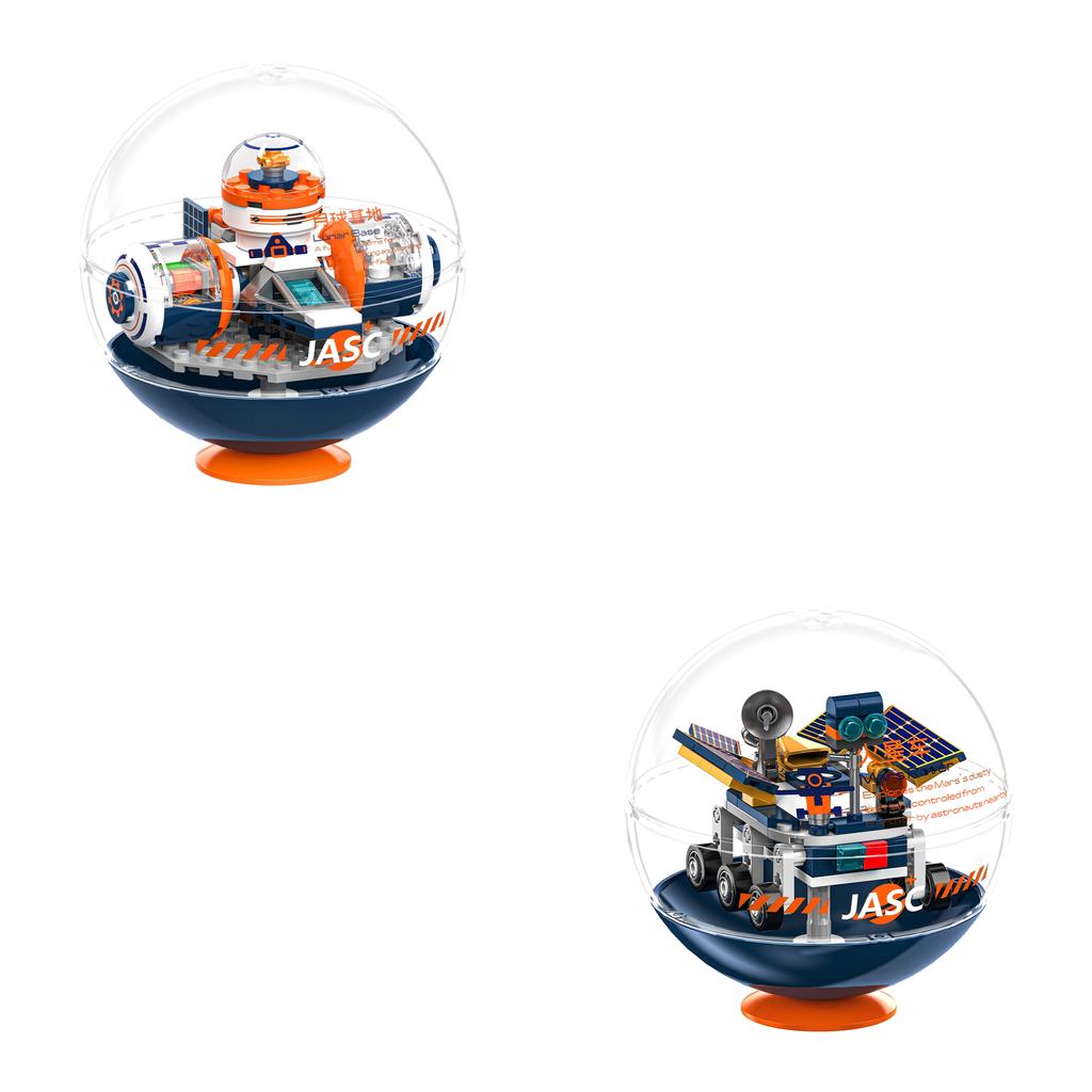 Jaki Space Exploration Series Building Blocks - Aerospace Stacking Balls Kid'S Educational Toy Building Blocks Birthday Toy Gift