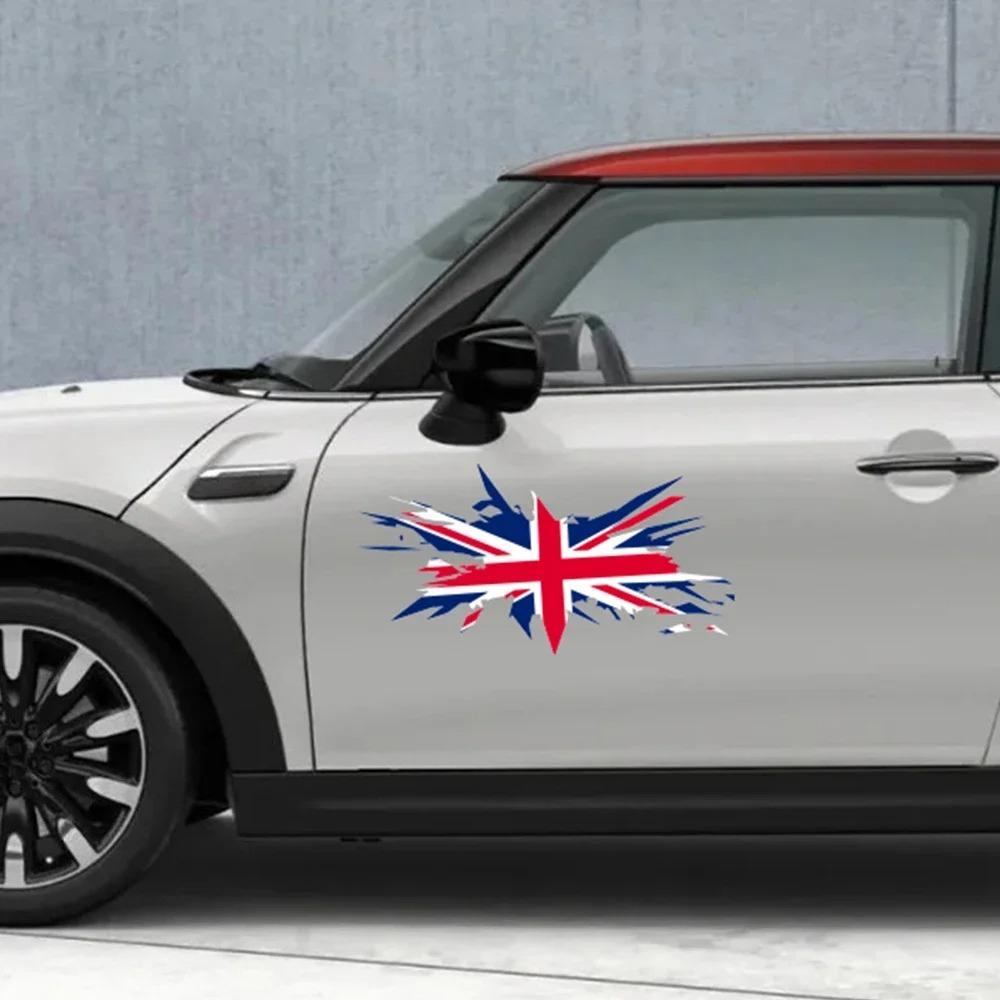 Car Body Side Stickers Union Jack Colour Flag Vinyl Decals For Mini Cooper S F56 F55 F57 R55 R56 R60 F60 R61 Auto Decoration
