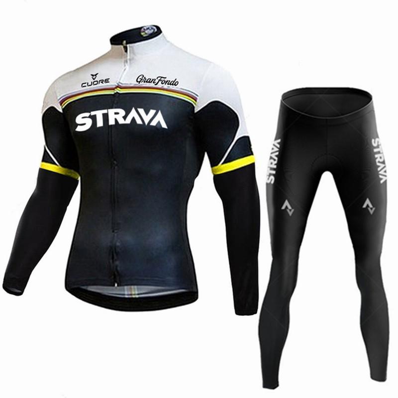 STRAVA Long-sleeved Riding Clothes Mountain Biking Factory Hot Outdoor Breathable Quick-drying