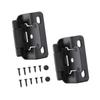 2 Pack Antique Steel Closing Cabinet Hinges 1/2Inch Overlays Half Hide Designs Portable for Kitchen Cabinet Door