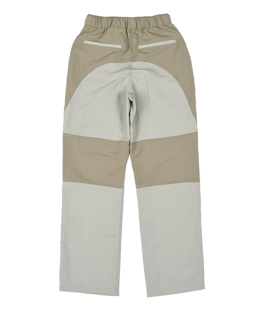 Ialeseuko Detach Double Knee Nylon Pants_Beige