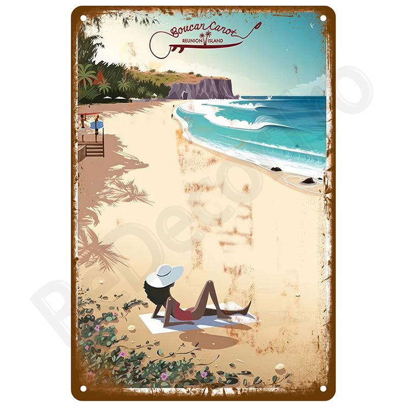 Metal Sign Poster Plates Bar Retro Wall Art Tin Sign Interior Outdoor Aesthetic Room Vintage Home Decor Items Decoration Luxury