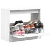 VidaXL Shoe Cabinet White 80x42x69 Cm Engineered Wood 840001