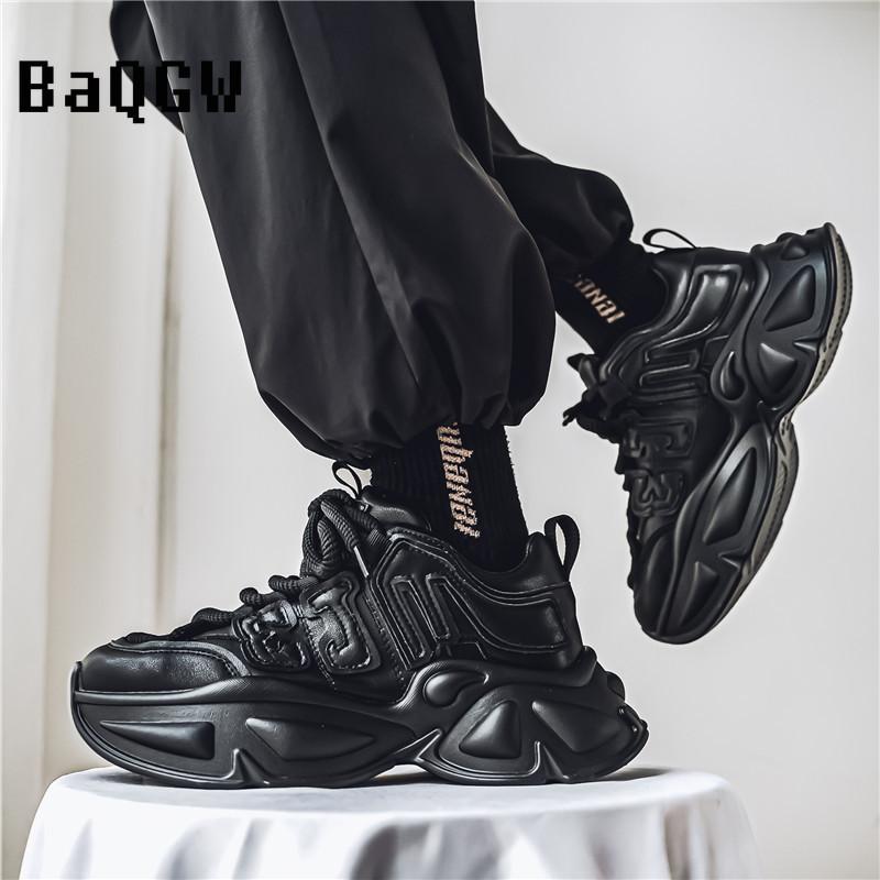 Modă Toamnă Iarnă Adidași Casual pentru Bărbați Pantofi de Alergare Retro cu Șireturi Culori Mixte Sport în Aer Liber Confortabili Pantofi cu Platformă