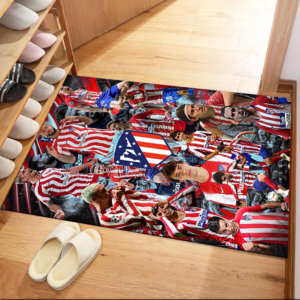 Atletico Madrid Area Rug Suitable For Hallway Study Room Foyer Decorate Room Antislip Carpet Office Home Decor Perfect Gift For Friends Family