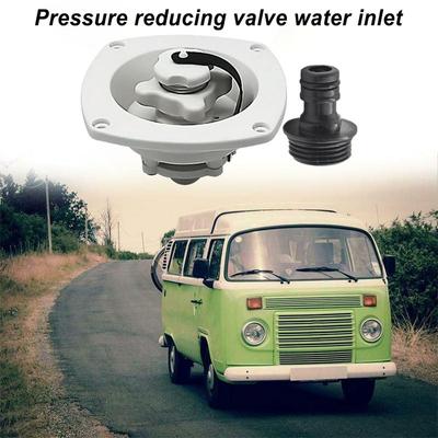 Reemplazo de Entrada de Agua para RV Entrada de Llenado de Agua para RV con Válvula de Retención Conexión de Entrada de Agua Dulce para RV Regulador de Presión de Agua Para