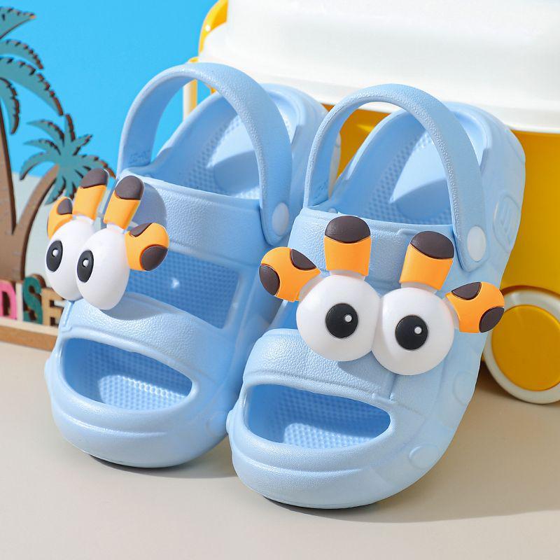 

Boys Summer 2026 Anti-Collision Breathable Sandals with Half-Covered Toe and Soft Sole for Casual Beach Outings 3031 for 19cm foot length