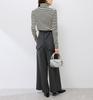ROPE PICNIC Rib Turtle Knit F Anti-Pilling Pullover/Easy Care, Off-White (17)