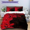 3pcs Red Roses Bedding Set, Breathable And Soft, Suitable for All Seasons Machine Washable, Suitable for Bedroom Decoration,yy250822111