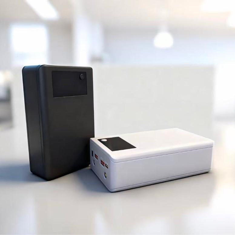 

Разборный Power Bank на 12 секций 18650 - Зарядный корпус без пайки с батарейным блоком быстрой зарядки чёрный