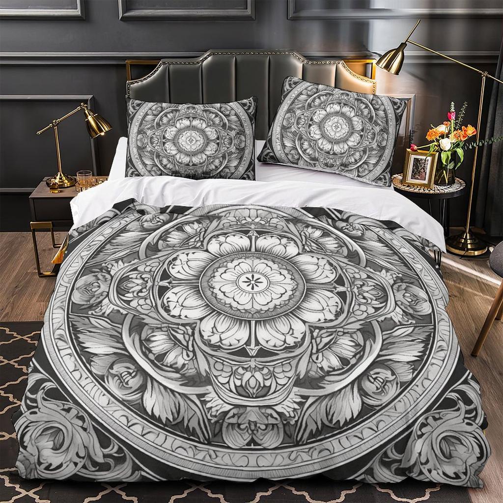 3D Digital Printing Bedding Two Or Three-Piece Set Bohemian Series Polyester